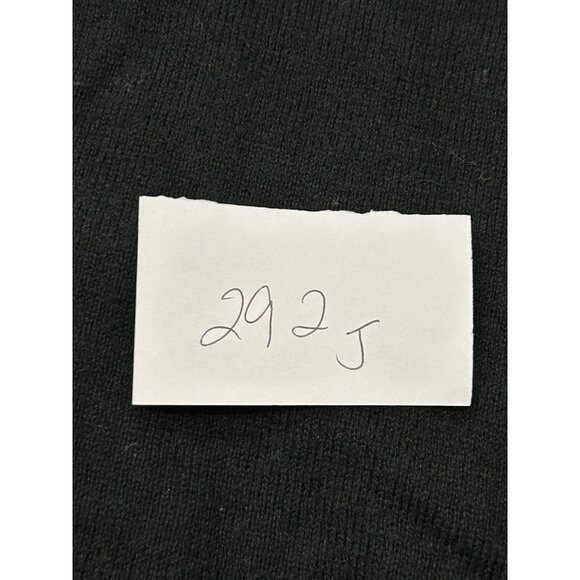 Talbots Petite Black Sweater Star Design Sequin Accents Size SP Bling Celestial - Picture 8 of 9